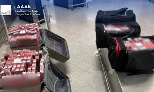 Κατασχέθηκαν εκατοντάδες χιλιάδες λαθραία τσιγάρα στο αεροδρόμιο «Ελ. Βενιζέλος» από την ΑΑΔΕ