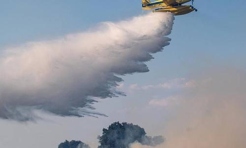 Πυρκαγιά στη Νεοχωρούδα Θεσσαλονίκης: Σε επιφυλακή οι Αρχές