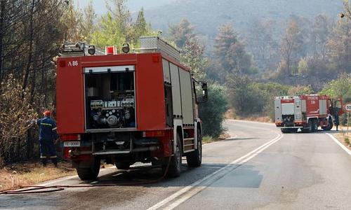 Πυρκαγιά σε γεωργική έκταση στο Δερβένι Ωραιοκάστρου Θεσσαλονίκης