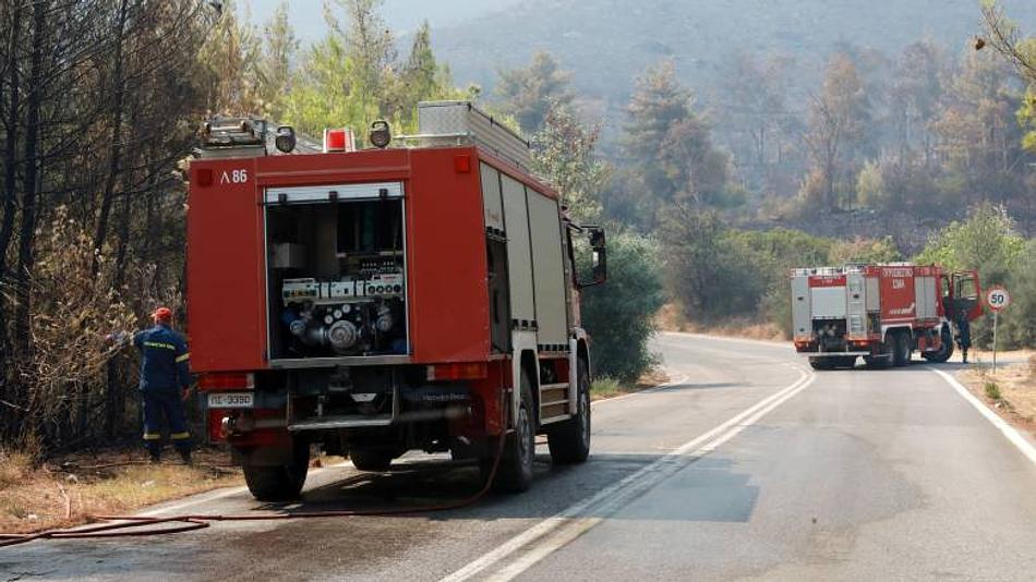 Πυρκαγιά σε γεωργική έκταση στο Δερβένι Ωραιοκάστρου Θεσσαλονίκης