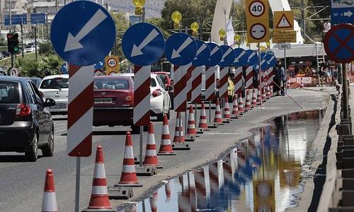 Προσωρινές κυκλοφοριακές διακοπές στη λεωφόρο Σχιστού για εκτέλεση εργασιών