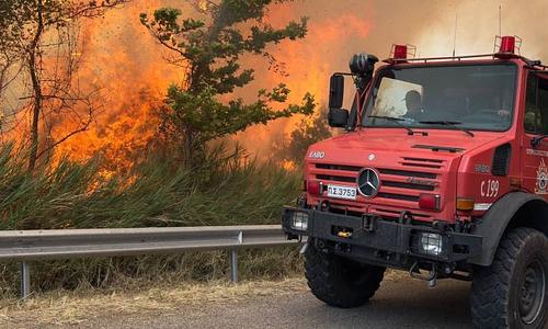 Εκκενώνονται οι κάτοικοι του Άγιου Στυλιανού λόγω πυρκαγιάς κοντά στην περιοχή