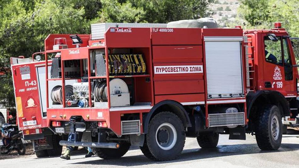 Επιτυχής κατάσβεση φωτιάς από την Πυροσβεστική σε 15 λεπτά