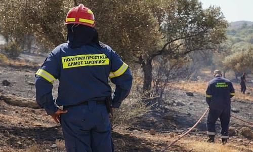 Μεγάλη κινητοποίηση πυροσβεστικών δυνάμεων για την κατάσβεση πυρκαγιάς