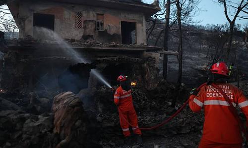 Αυτοψίες για καταγραφή ζημιών στη Σαλαμίνα από τη Γενική Διεύθυνση Αποκατάστασης Φυσικών Καταστροφών