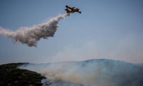 Πυρκαγιά σε χαμηλή βλάστηση στον Μονόλοφο Ωραιοκάστρου με κινητοποίηση 37 πυροσβεστών
