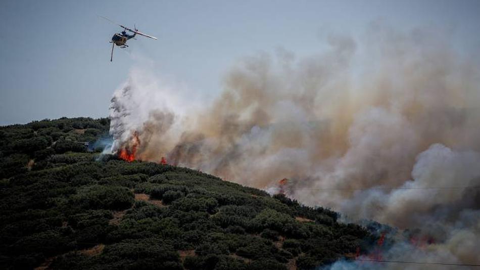 Δραματική κατάσταση στην Κρήτη λόγω δασικής πυρκαγιάς με μεγάλη κινητοποίηση πυροσβεστικών δυνάμεων