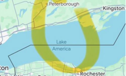 Η Google μετονομάζει τη Λίμνη Οντάριο σε «Lake America» στους χάρτες των ΗΠΑ