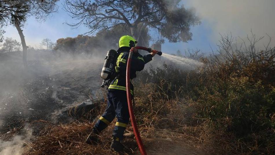 Πυρκαγιά σε δασική έκταση στην περιοχή Άγιος Νικόλαος Λακωνίας με ενεργές πυροσβεστικές δυνάμεις