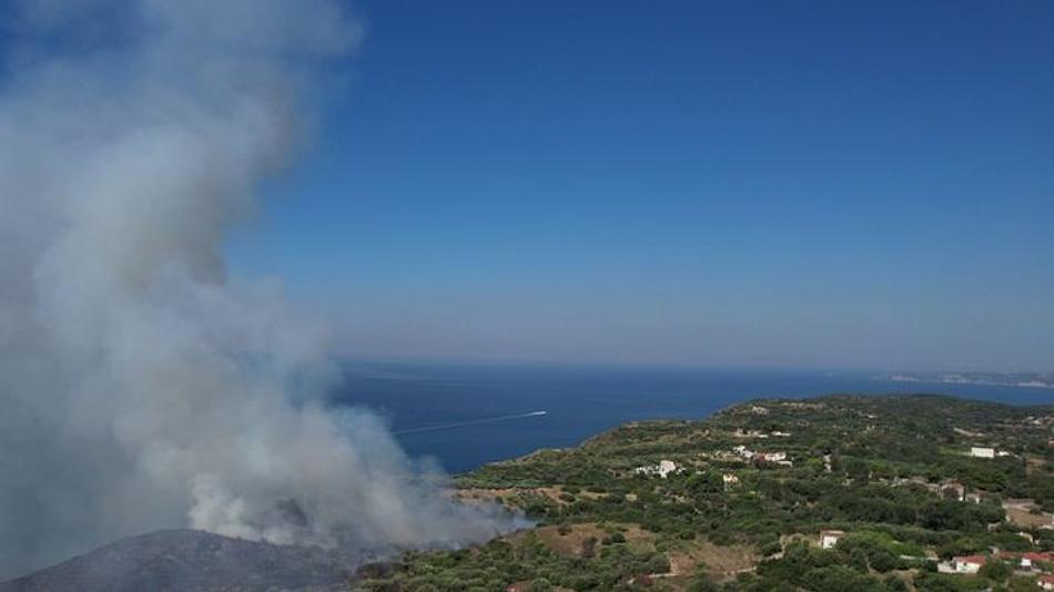 Πυρκαγιά στην Μεταξάτα: Ενισχυμένες δυνάμεις πυρόσβεσης στην περιοχή