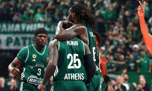 Δύσκολη νίκη για τον Παναθηναϊκό απέναντι στην Αρμάνι Μιλάνο με 80-75