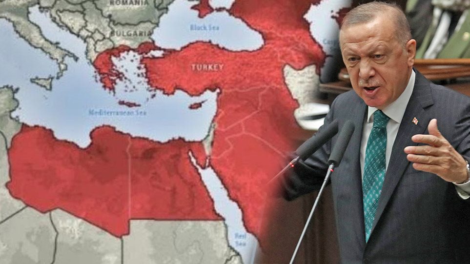 Προκλητικός χάρτης της Stratfor: «Σε αυτές τις χώρες θα ασκεί επιρροή η Τουρκία έως το 2050»