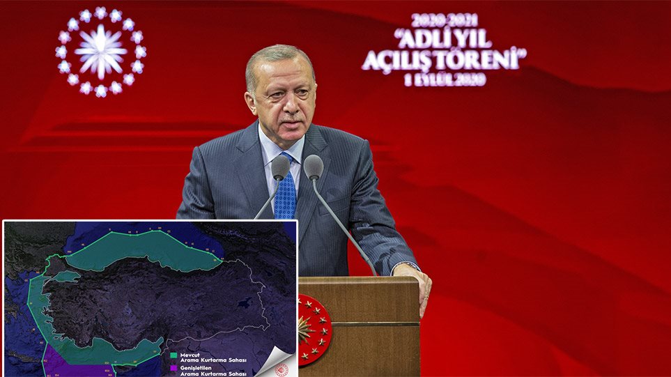 Ελληνοτουρκικά: Νέο προκλητικό βήμα με χάρτη από την Τουρκία – Είστε παράνομοι απαντά η Αθήνα! (ΦΩΤΟ)