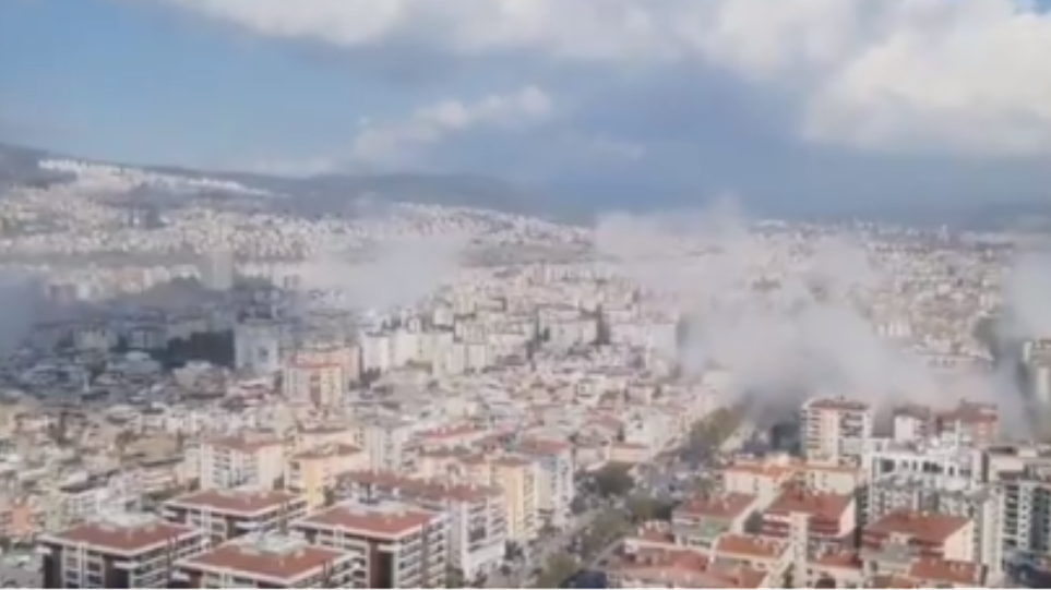 Βίντεο του σεισμού από την Τουρκία: Καταστροφές στη Σμύρνη – Σε πανικό οι κάτοικοι στους δρόμους!