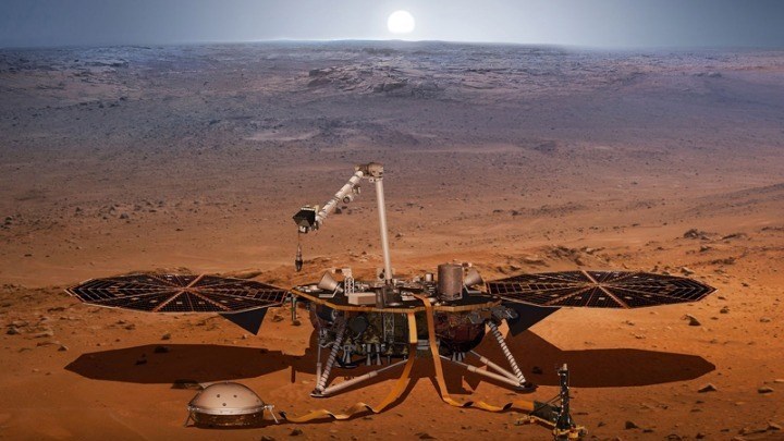 Ιστορική στιγμή: Το Insight προσεδαφίστηκε στον πλανήτη Άρη.