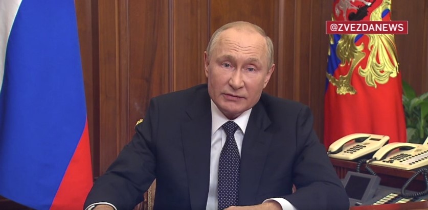 Ο Πούτιν υπογράφει αύριο την προσάρτηση τεσσάρων περιοχών της Ουκρανίας –