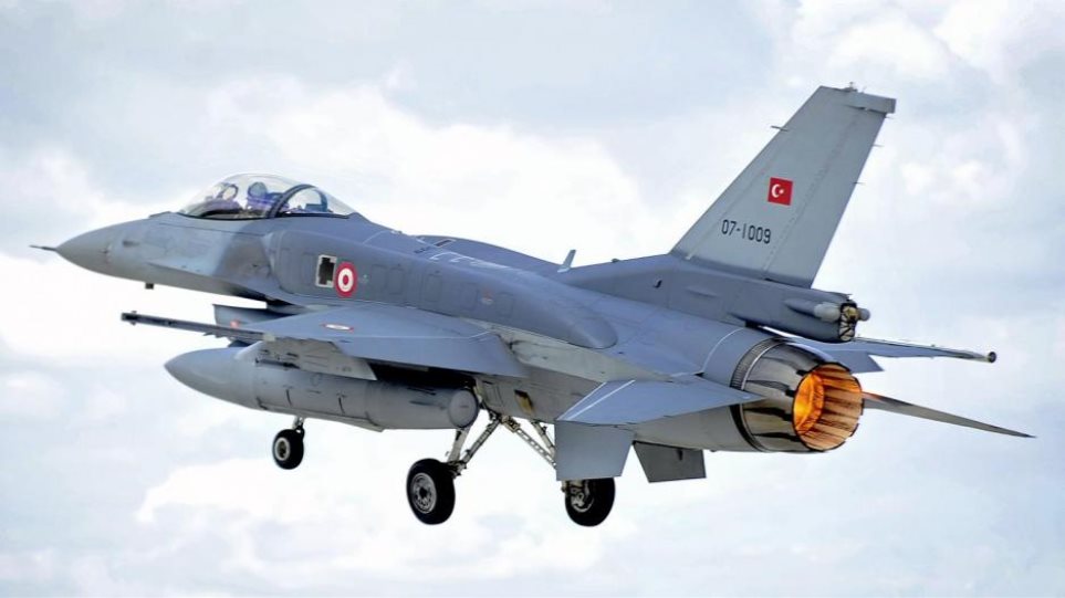 Παραβιάσεις τουρκικών F-16 πάνω από τους Λειψούς