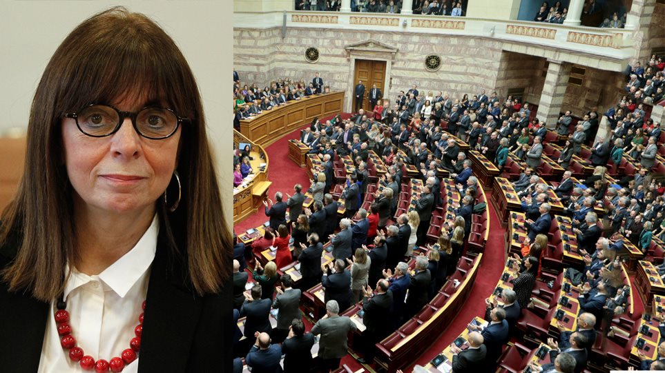 Η Κατερίνα Σακελλαροπούλου πρώτη γυναίκα Πρόεδρος της Δημοκρατίας με 261 ψήφους!