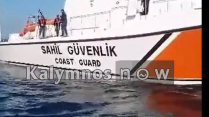 Τούρκοι λιμενικοί κλέβουν παραγάδι από Έλληνες ψαράδες κοντά στα ΙΜΙΑ! (ΒΙΝΤΕΟ)